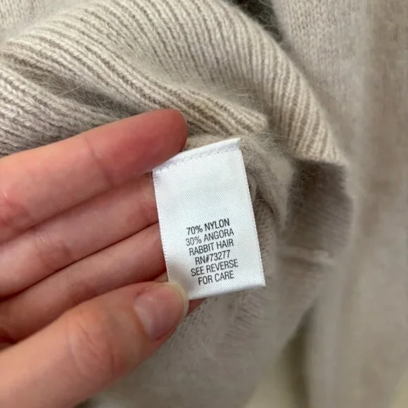 Angora Rabbit Hair Blend Super Soft Cardigan Sweater Apt. 9 - Picture 9 of 11